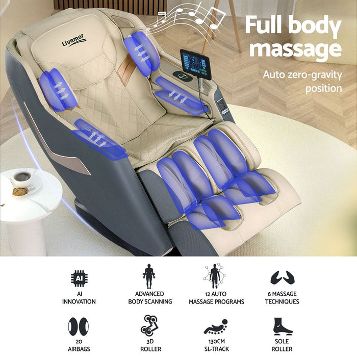 Massage Chair Electric Recliner Home Massager 3d Opal