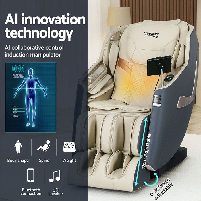 Massage Chair Electric Recliner Home Massager 3d Opal