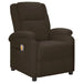 Massage Recliner Brown Faux Leather Txxato