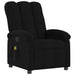 Massage Recliner Chair Black Fabric Tioiao