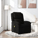 Massage Recliner Chair Black Fabric Tioilp