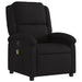 Massage Recliner Chair Black Fabric Tioilp