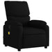 Massage Recliner Chair Black Fabric Titaxa