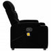 Massage Recliner Chair Black Fabric Txblbta