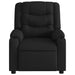 Massage Recliner Chair Black Fabric Txblnti