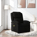 Massage Recliner Chair Black Fabric Txbpaon