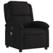 Massage Recliner Chair Black Fabric Txbpaon