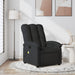 Massage Recliner Chair Black Fabric Txbpnib