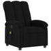 Massage Recliner Chair Black Fabric Txbpnib