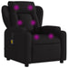 Massage Recliner Chair Black Fabric Txbppib