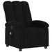 Massage Recliner Chair Black Fabric Txbptnl