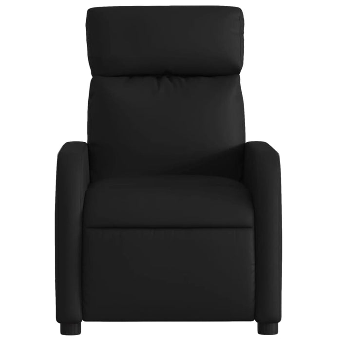 Massage Recliner Chair Black Faux Leather Tiaokb