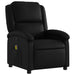 Massage Recliner Chair Black Faux Leather Tioinx