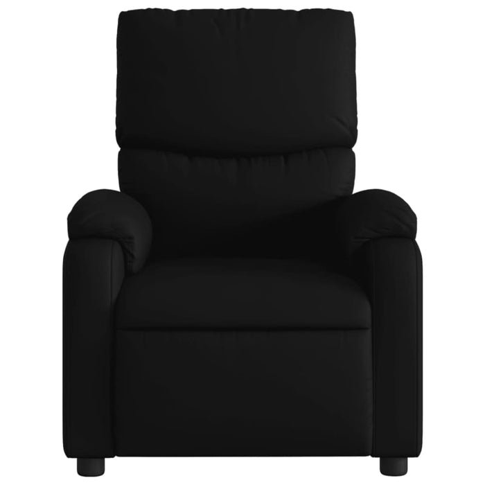 Massage Recliner Chair Black Faux Leather Titaao