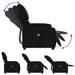 Massage Recliner Chair Black Faux Leather Titaao