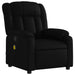Massage Recliner Chair Black Faux Leather Titpli