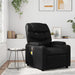 Massage Recliner Chair Black Faux Leather Tixaix