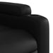 Massage Recliner Chair Black Faux Leather Tixata