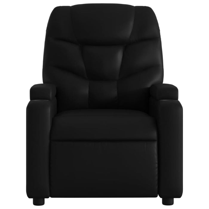 Massage Recliner Chair Black Faux Leather Txbplat