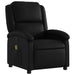 Massage Recliner Chair Black Faux Leather Txbpnkk