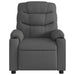 Massage Recliner Chair Dark Grey Fabric Tiaopi