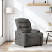 Massage Recliner Chair Dark Grey Fabric Tiaopi