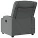 Massage Recliner Chair Dark Grey Fabric Tiaoto