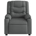 Massage Recliner Chair Dark Grey Fabric Tiaoto