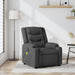 Massage Recliner Chair Dark Grey Fabric Tiaoto