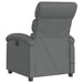 Massage Recliner Chair Dark Grey Fabric Tioibx