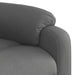 Massage Recliner Chair Dark Grey Fabric Titaip