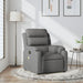 Massage Recliner Chair Dark Grey Fabric Titaip