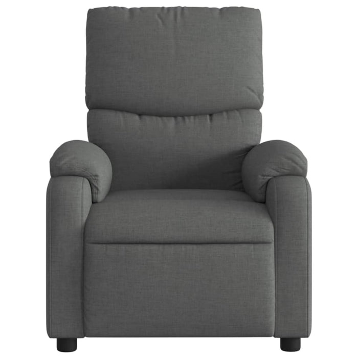 Massage Recliner Chair Dark Grey Fabric Titaxt
