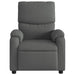 Massage Recliner Chair Dark Grey Fabric Titaxt