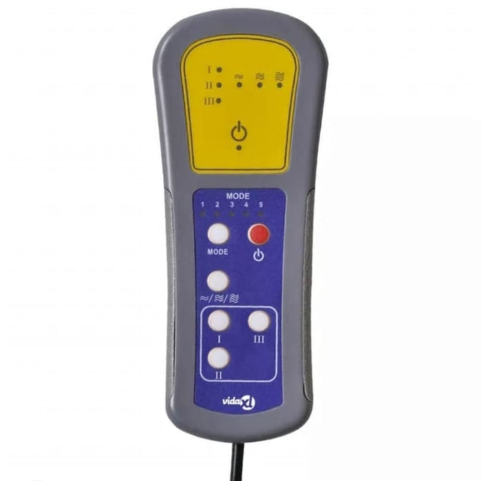 Massage Recliner Chair Dark Grey Fabric Titaxt