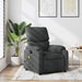 Massage Recliner Chair Dark Grey Fabric Titaxt
