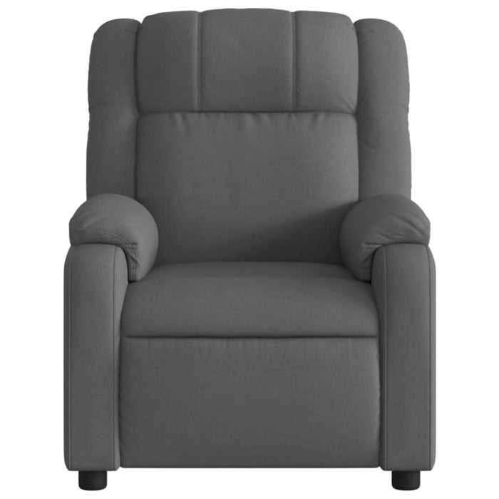 Massage Recliner Chair Dark Grey Fabric Titpak