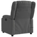 Massage Recliner Chair Dark Grey Fabric Titpak