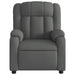 Massage Recliner Chair Dark Grey Fabric Titpni