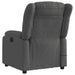 Massage Recliner Chair Dark Grey Fabric Titpni