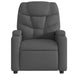 Massage Recliner Chair Dark Grey Fabric Tixapa