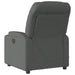 Massage Recliner Chair Dark Grey Fabric Tixapa