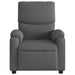 Massage Recliner Chair Dark Grey Fabric Txblbki