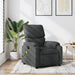 Massage Recliner Chair Dark Grey Fabric Txblbki