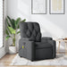 Massage Recliner Chair Dark Grey Fabric Txblblp