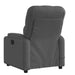 Massage Recliner Chair Dark Grey Fabric Txblblp