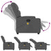 Massage Recliner Chair Dark Grey Fabric Txblbtt