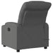 Massage Recliner Chair Dark Grey Fabric Txblkol