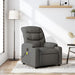 Massage Recliner Chair Dark Grey Fabric Txblkol