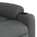 Massage Recliner Chair Dark Grey Fabric Txblntl